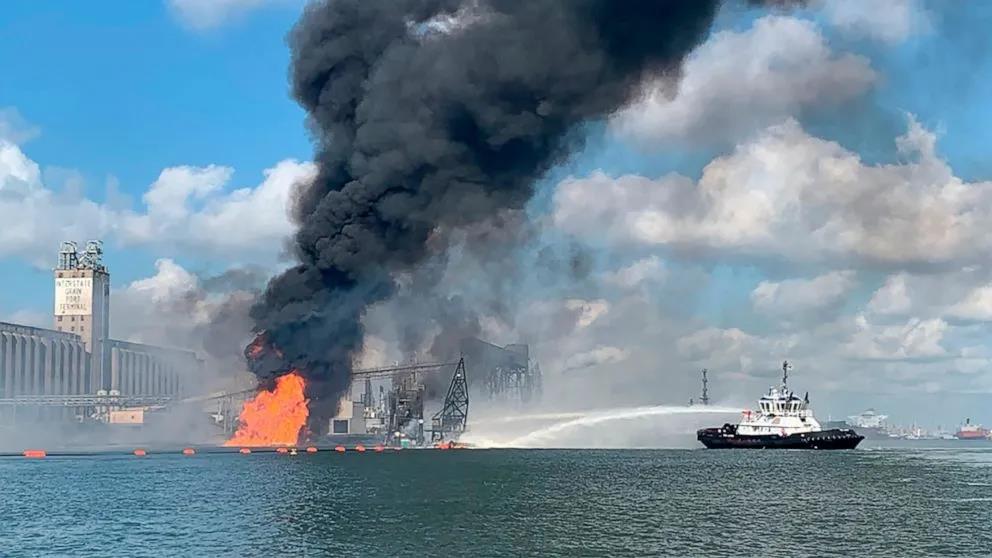 突發(fā)！輪船撞上天然氣管道，大爆炸！2死、2失蹤，6傷！